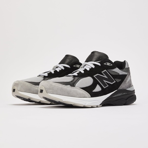 MENS DTLR NEW BALANCE 990 V3 GR3YSCALE M990DL3 Black Grey Mens Size 14 - Picture 8 of 10